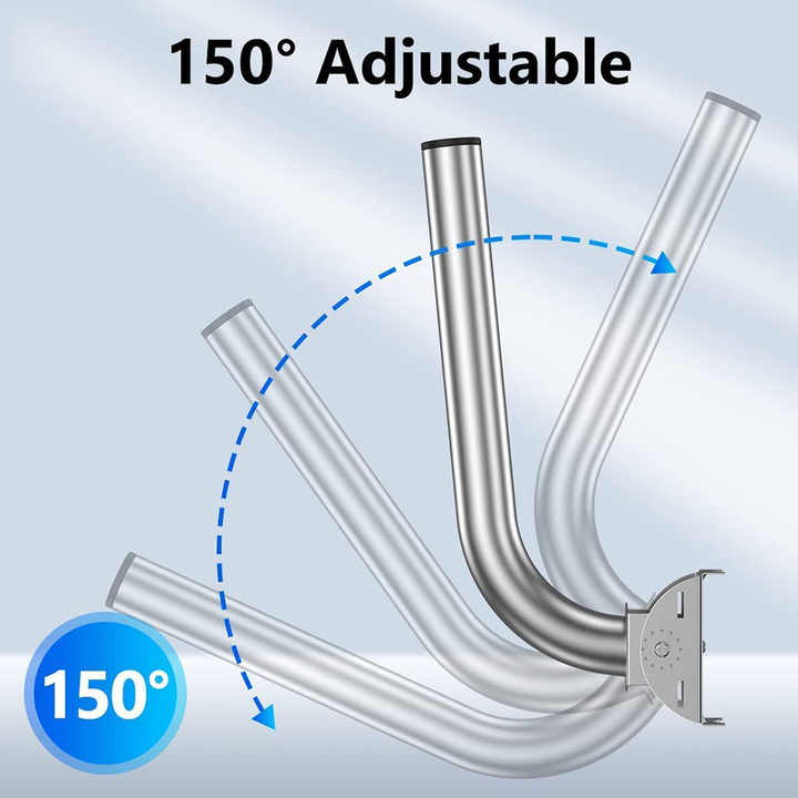 DYMACHINE roestvrijstalen tv-antenne montagepaalbeugels