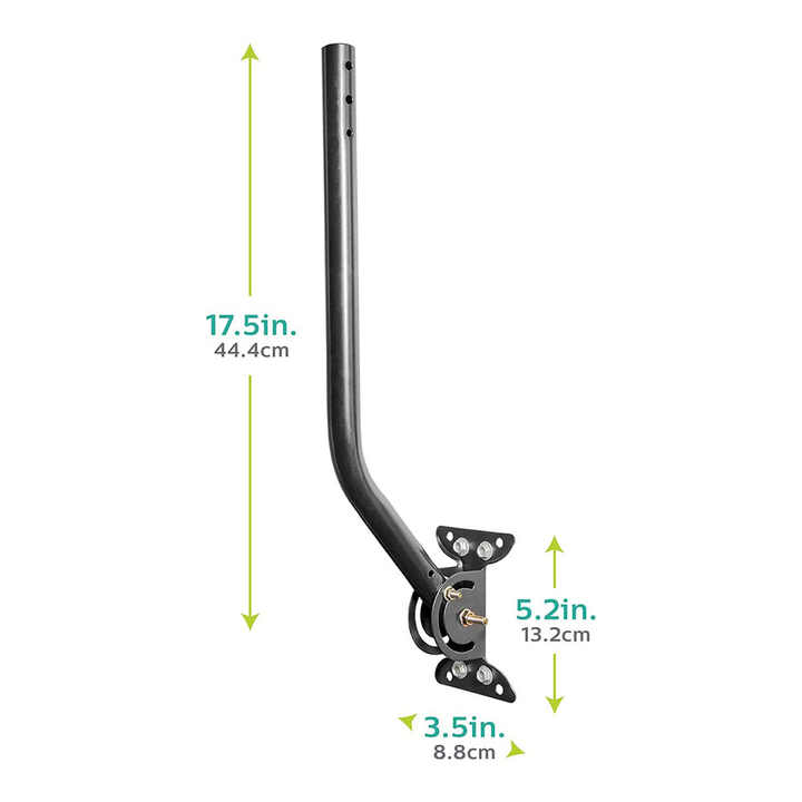 DYMACHINE Universele verstelbare tv-antenne montagebeugel Mount stalen J-beugels