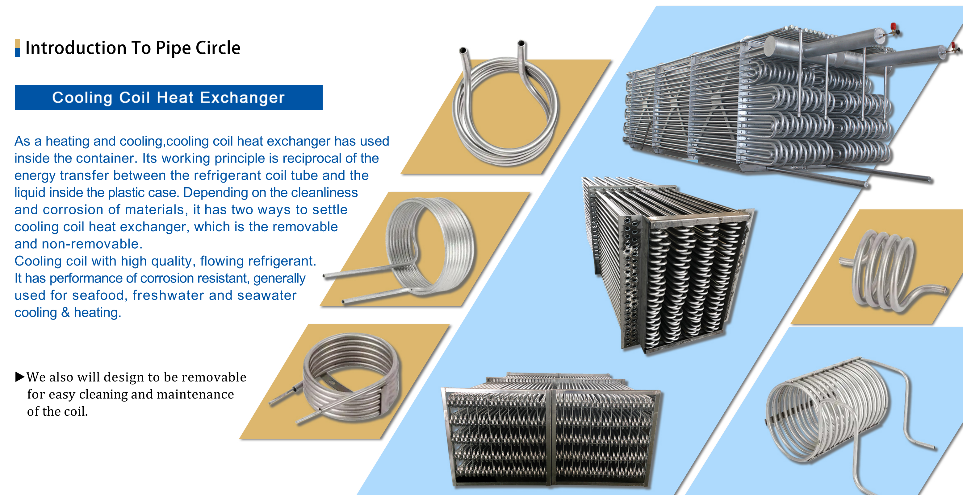 Titanium condensor in buis watergekoelde spiraal coaxiale warmtewisselaar voor koelsysteem